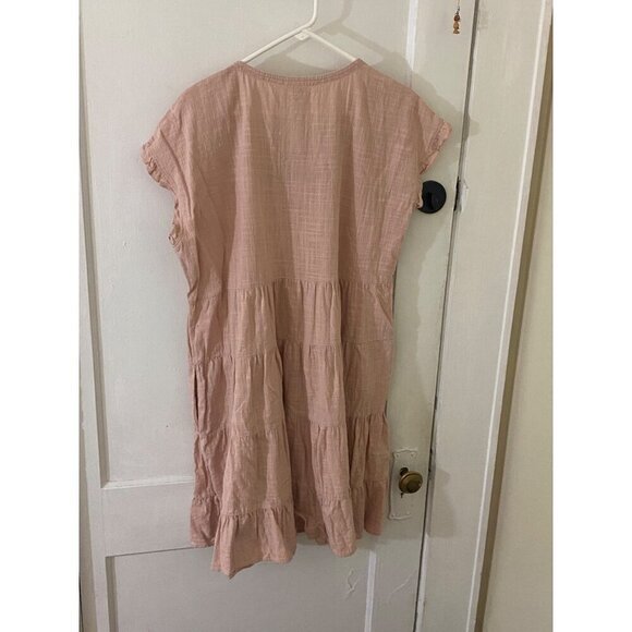 Knox Rose Women's Dusty Rose Sleeveless Embroidered Dress - XXL - Picture 4 of 12